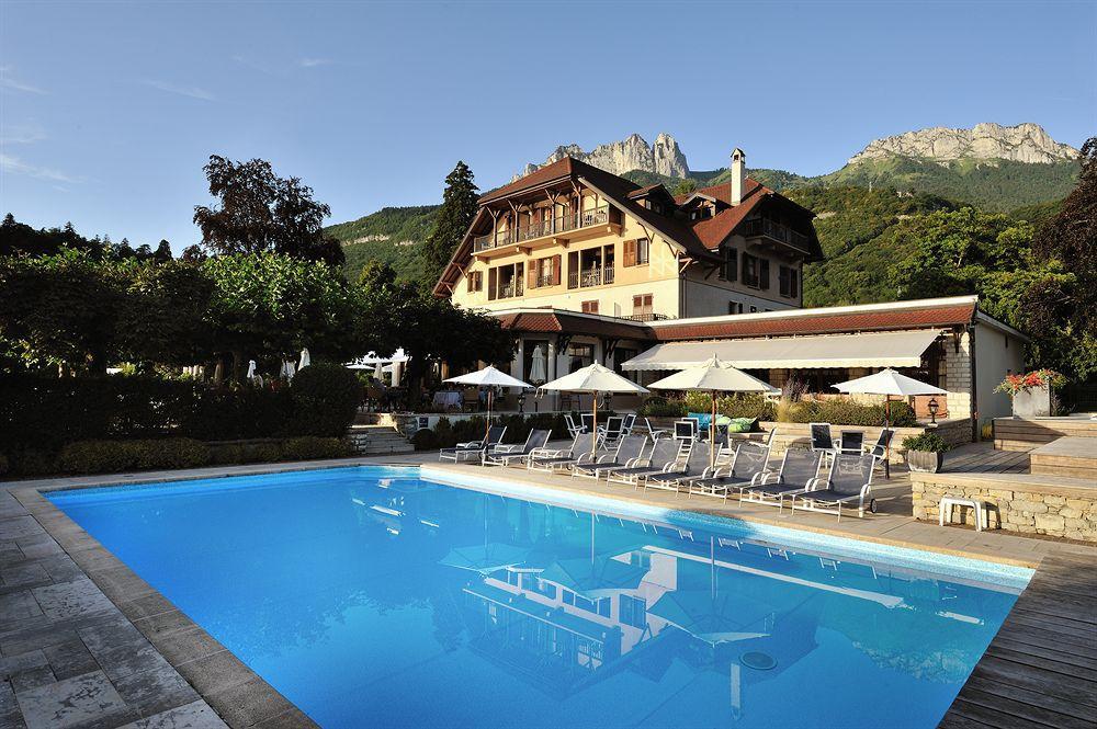 Hotel Le Cottage Bise Talloires Bagian luar foto