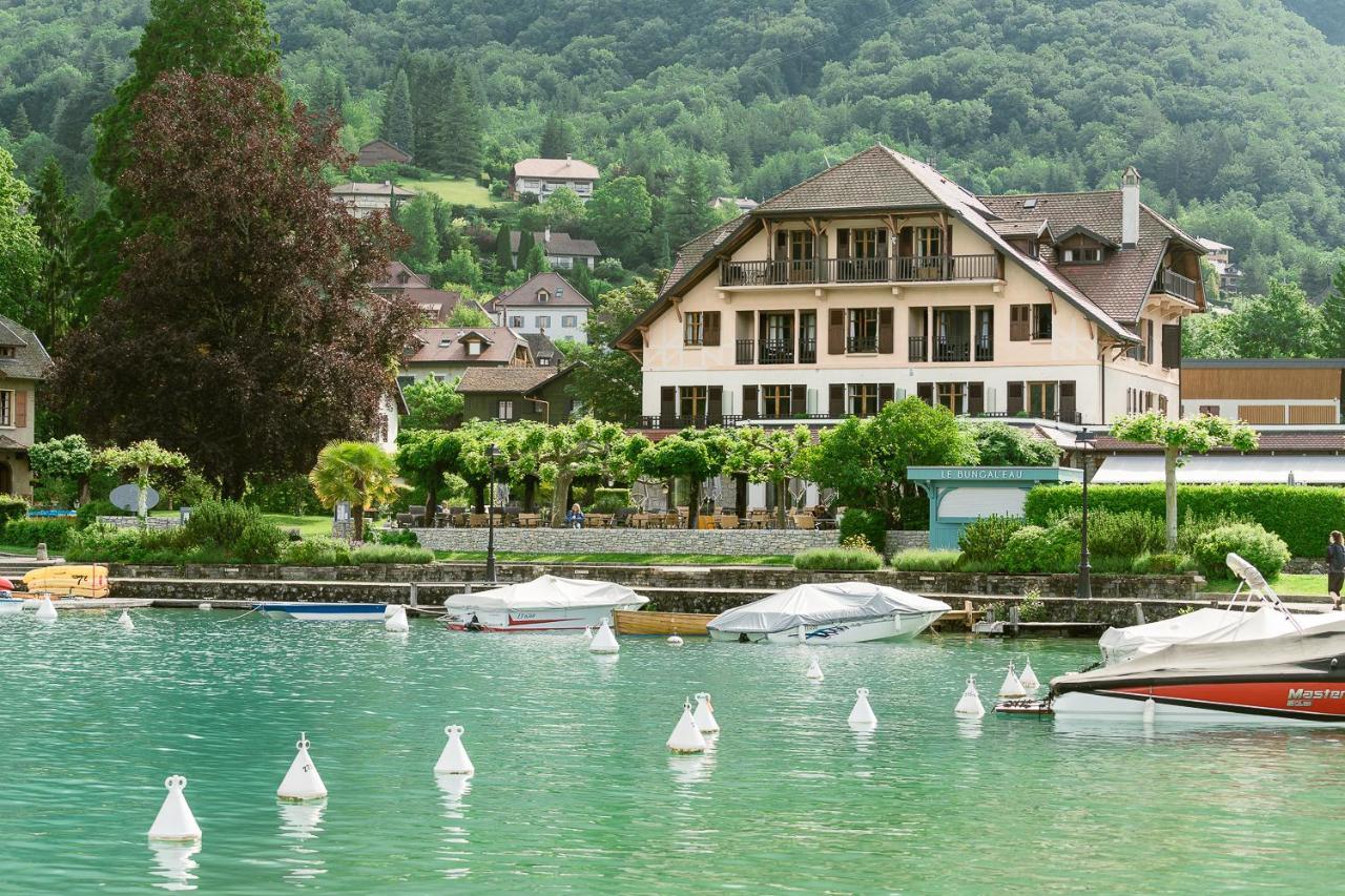 Hotel Le Cottage Bise Talloires Bagian luar foto