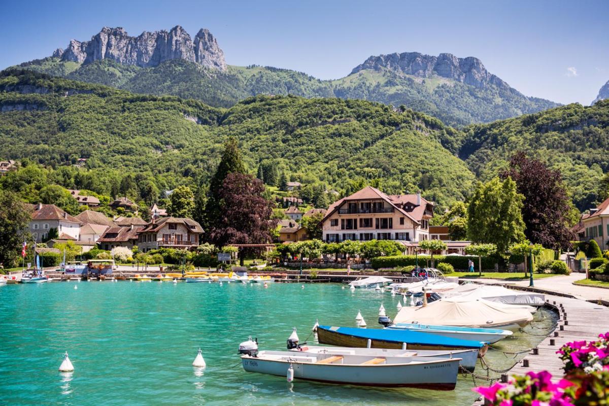 Hotel Le Cottage Bise Talloires Bagian luar foto