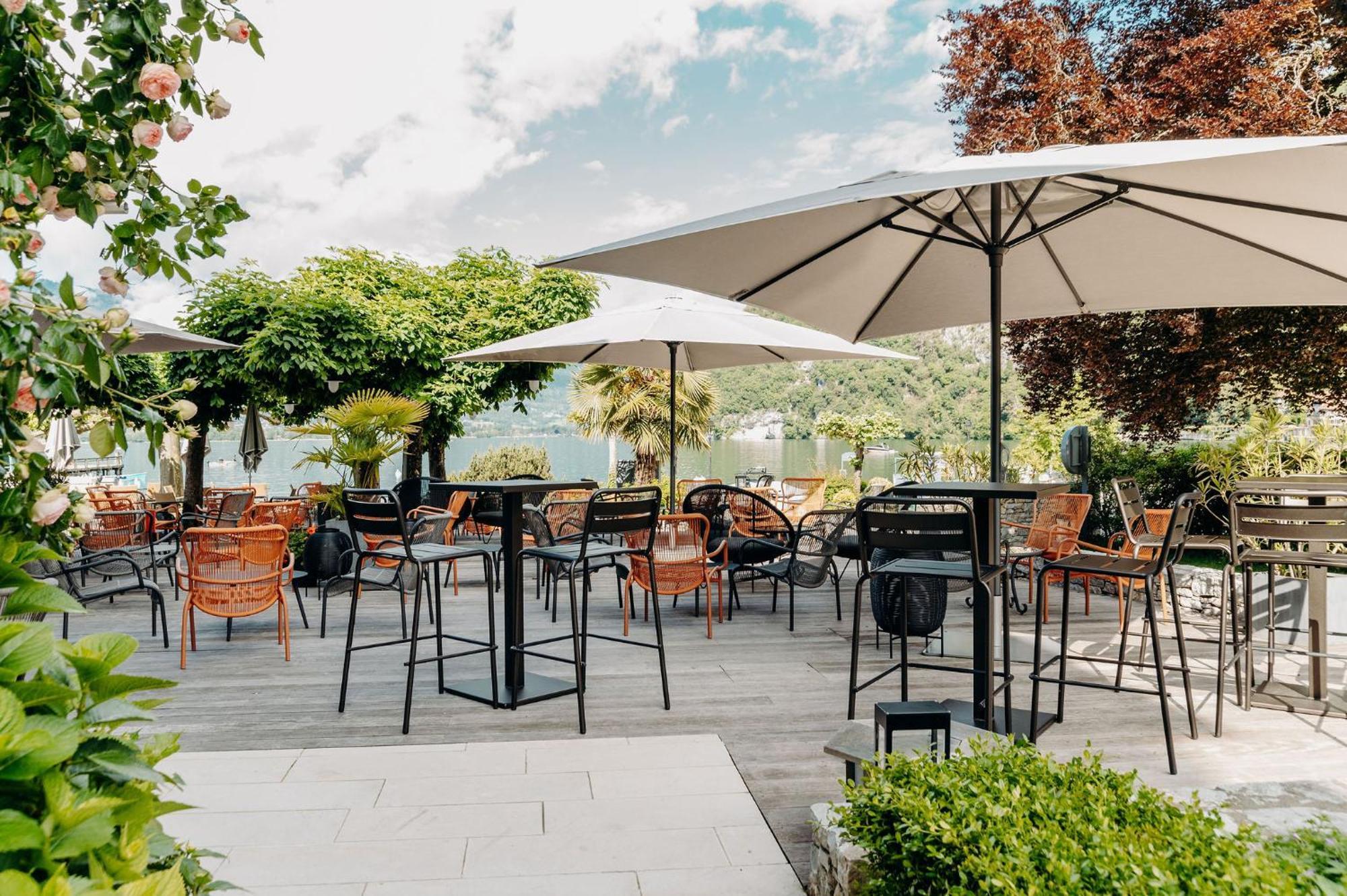 Hotel Le Cottage Bise Talloires Bagian luar foto