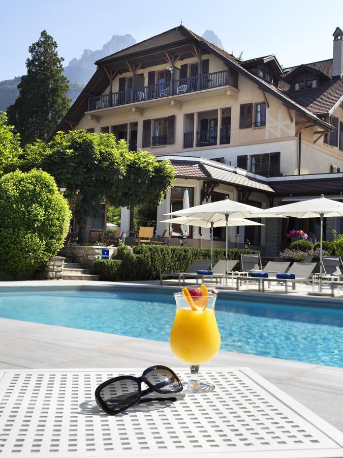 Hotel Le Cottage Bise Talloires Bagian luar foto